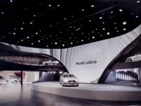 進口汽車旗艦店展廳室內展示效果-2209-11