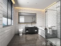 混搭風格別墅室內(nèi)裝修裝飾效果展示-1016-05