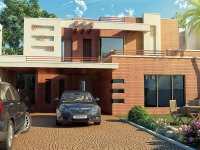 現(xiàn)代風格別墅室內裝修裝飾效果展示-1078-04