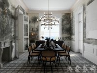 現(xiàn)代輕奢家居裝修裝飾室內(nèi)設計效果-D216-3