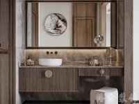 新中式風格家居裝修裝飾室內(nèi)設(shè)計效果-G610-7